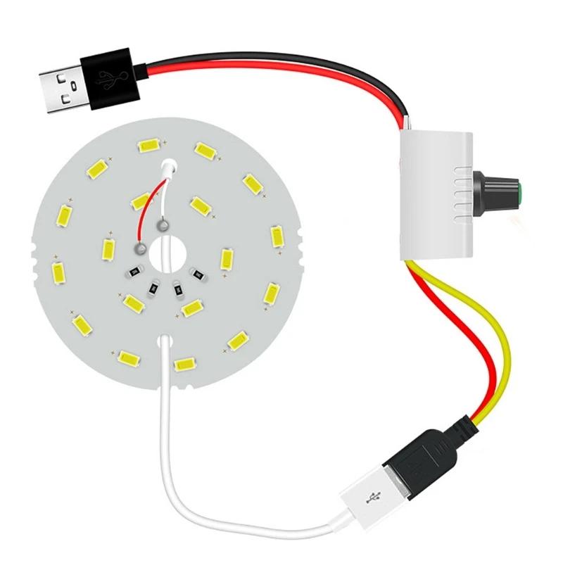  ׼ Dimmable ̺  LED Ʈ г   ȭƮ Ʈ   5V USB DIY  ׸